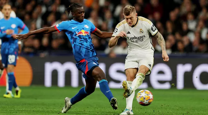 Toni Kroos against Amado Hydera (Reuters)