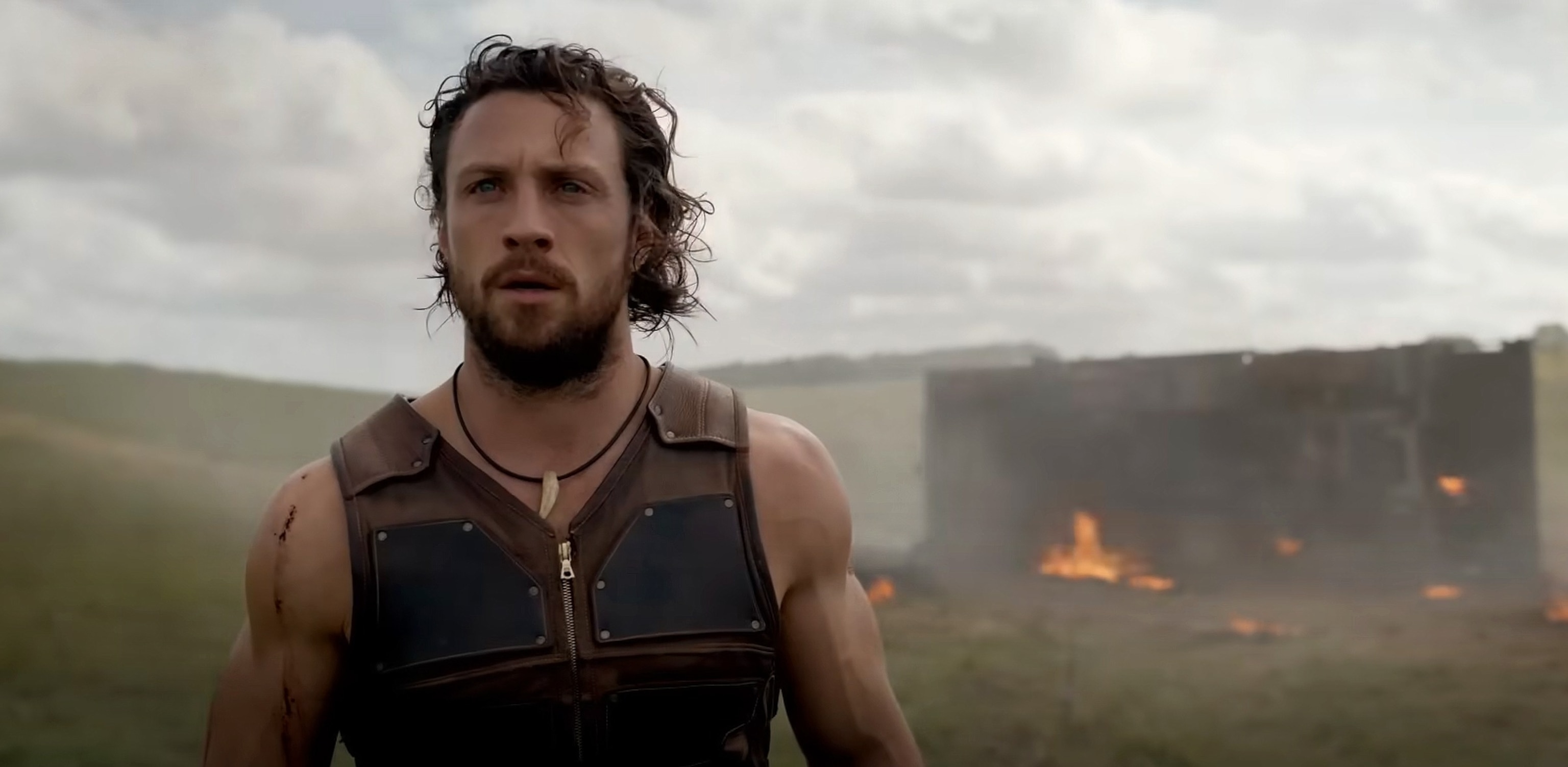 PHOTO: Aaron Taylor-Johnson as Kraven in the trailer for "Kraven the Hunter."