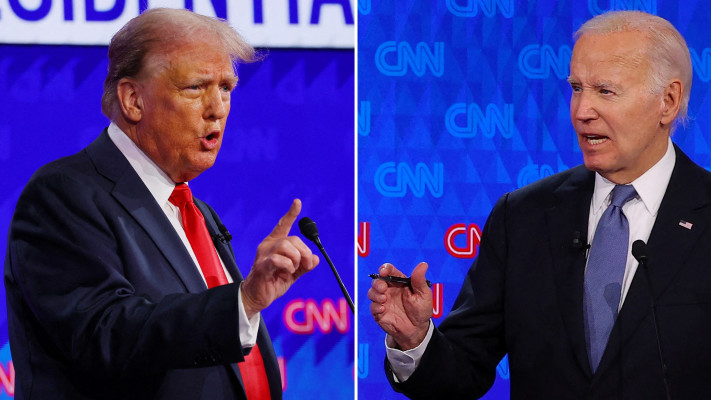 The confrontation between Joe Biden and Donald Trump (Photo: REUTERS/Brian Snyder)