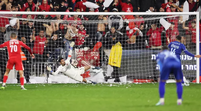 Robby Levkovic deflected the penalty by Vahib Habibullah (Radad Jabara)