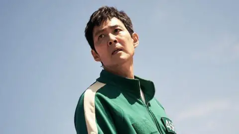 No Ju-han/Netflix Seong Gi-hun aka player 456 pictured in his uniform